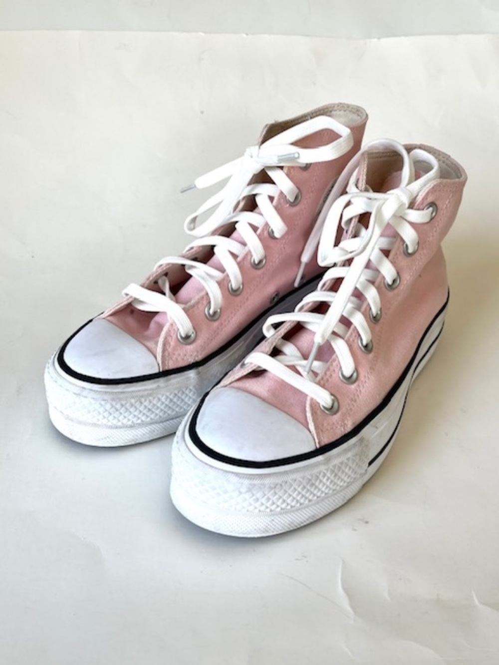 Converse Chuck Taylor All Star Lift Hi Donut Glaze Platform Sneakers Women's 6 - Picture 2 of 6